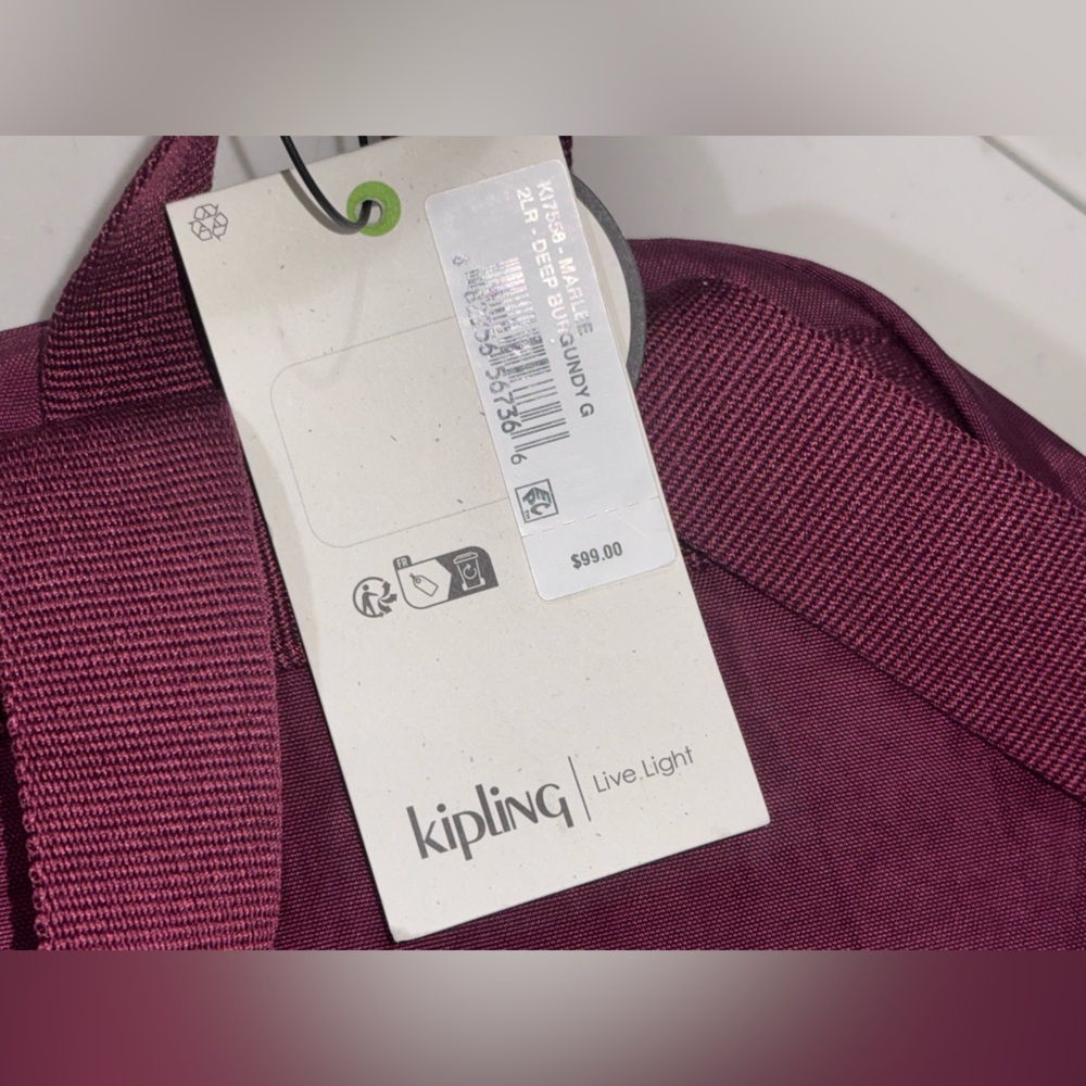 Kipling Women's Backpack in Deep Purple - Picture 7 of 7